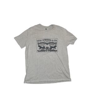 Levi Men's Logo Graphic T-shirt Short Sleeve Size Large